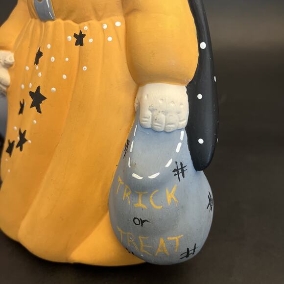 Ceramic Mold Witch & Devil Trick or Treat Halloween Hobbyist | VTG ‘87 | ~ 11” - Picture 10 of 14